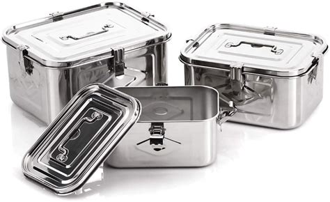 stainless steel storage box 3 x 5|rectangular stainless steel containers.